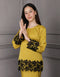 KIDS BAJU KURUNG KEDAH JULYA (MUSTARD)